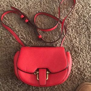 I crews red cross body purse